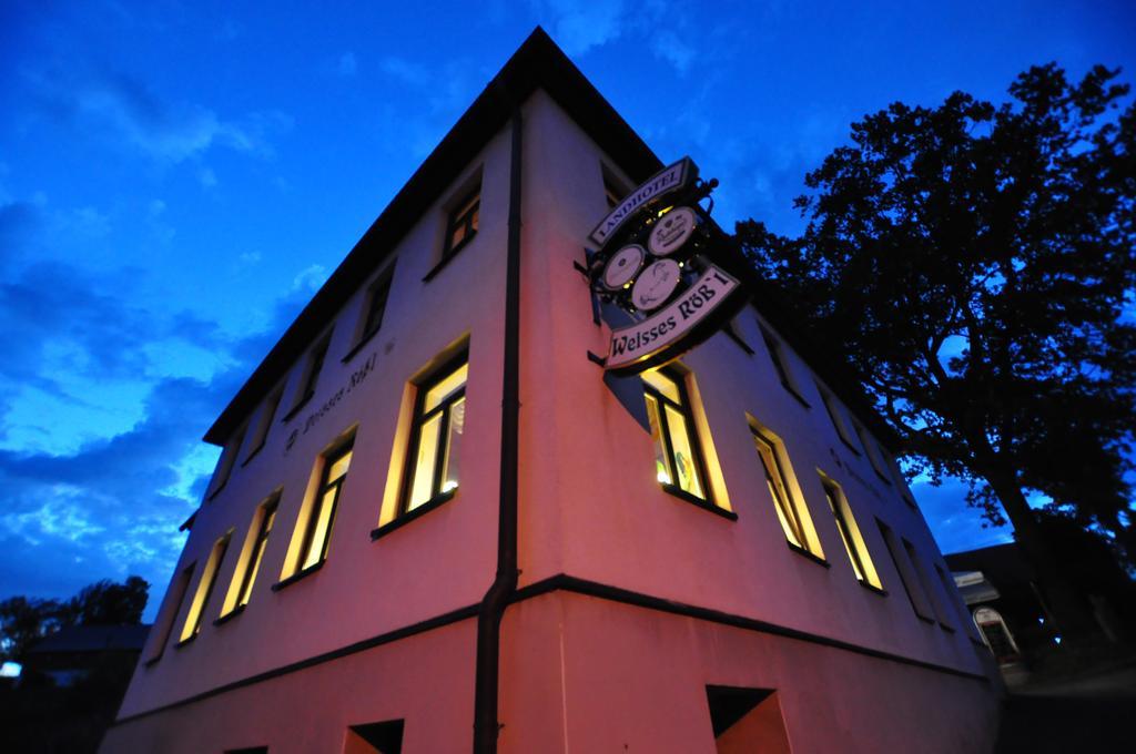 Landhotel Weisses Röß`l Adorf Exterior foto